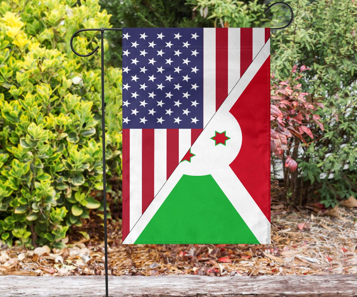 US Flag with Burundi Flag RLT7 - Wonder Print Shop