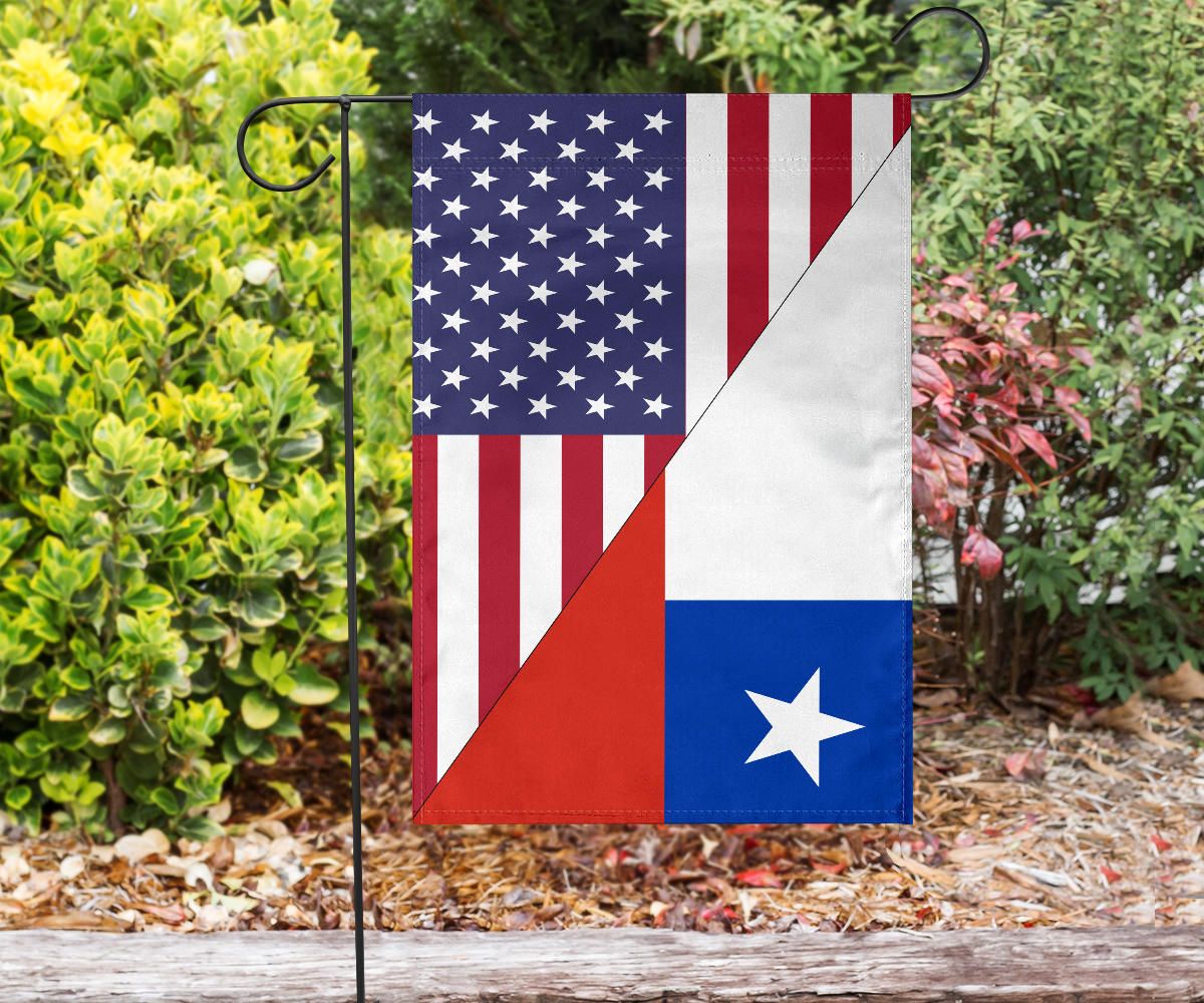 US Flag with Chile Flag RLT7 - Wonder Print Shop