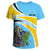 Saint Lucia T Shirt N Flag RLT6 - Wonder Print Shop