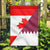 Canada Flag With Qatar Flag RLT12 - Wonder Print Shop