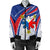 Philippines Women's Bomber Jacket Polynesian Pattern With Flag RLT6 - Wonder Print Shop