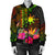 The Philippines Polynesian Personalised Women's Bomber Jacket Hibiscus and Banana Leaves RLT6 - Wonder Print Shop