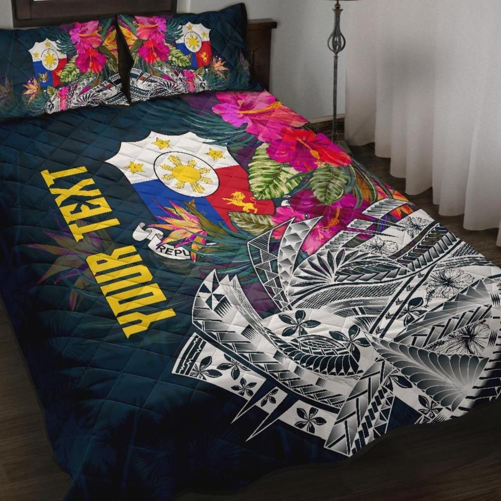 The Philippines Personalised Quilt Bed Set Summer Vibes RLT6 - Wonder Print Shop