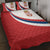 Serbia Quilt Bed Set Serbia Flag Red RLT7 - Wonder Print Shop