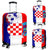 Luggage Covers Serbia Soccer - Ver 01 RLT7 - Wonder Print Shop