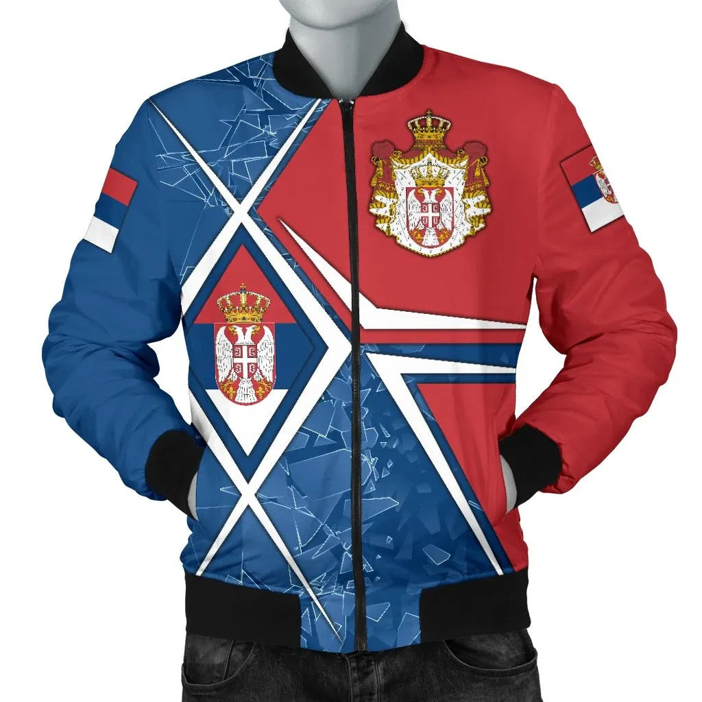 Serbia Men's Bomber Jacket Serbian Legend RLT7 - Wonder Print Shop