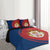 Serbia Flag Coat Of Arms Quilt Bed Set Circle RLT7 - Wonder Print Shop