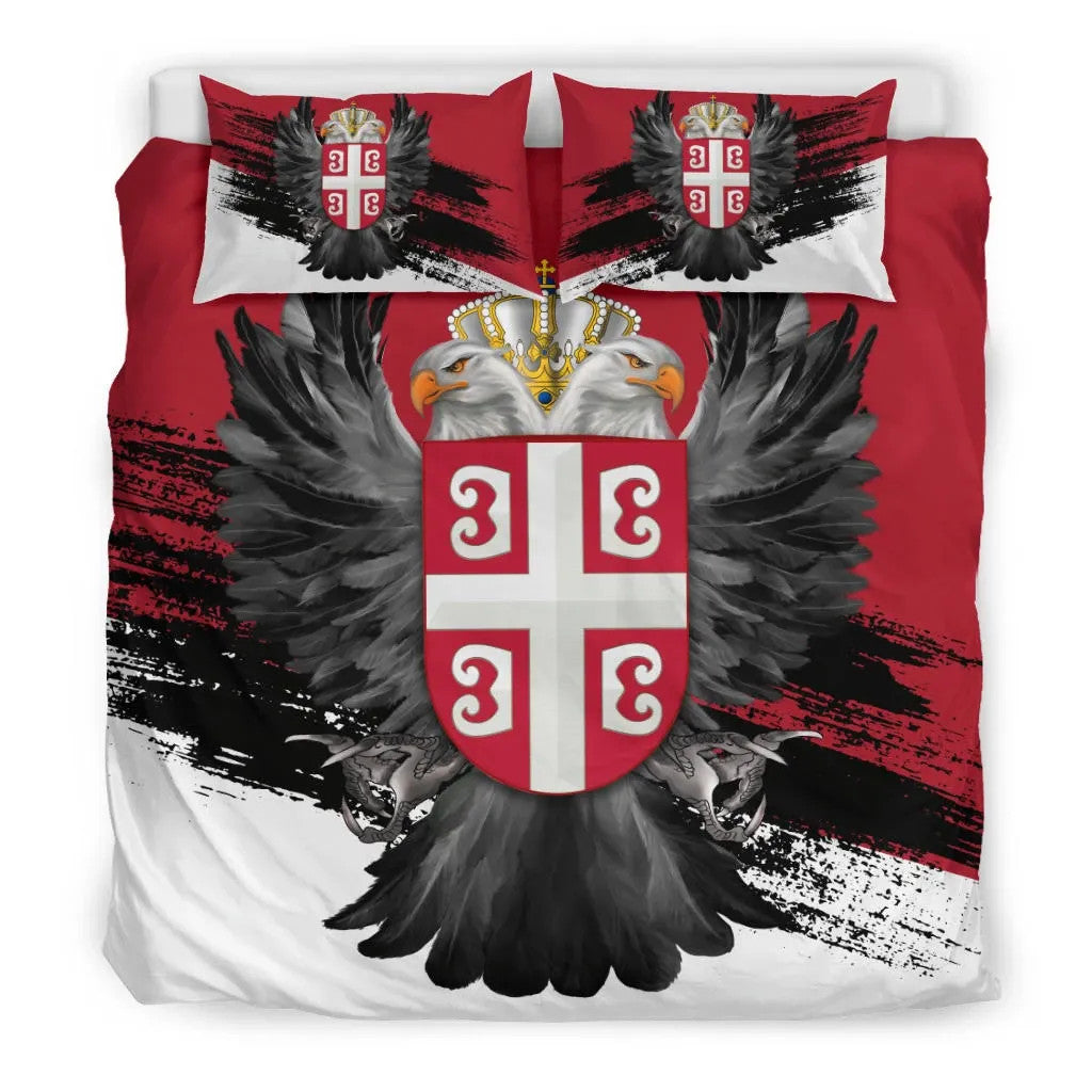 serbia-bedding-set-serbian-eagle-tattoo