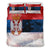 Serbia Bedding Set Galaxy Style Serbia Flag RLT7 - Wonder Print Shop