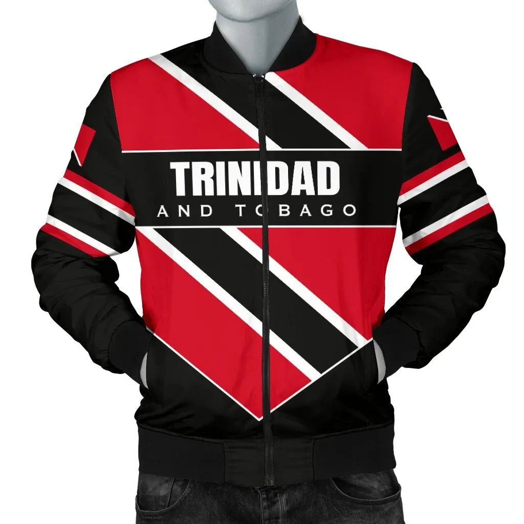 Trinidad and Tobago Men's Bomber Jacket Pro Energy RLT6 - Wonder Print Shop