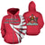 Trinidad and Tobago Zip Up Hoodie Coat Of Arms Warrior Style RLT6 - Wonder Print Shop