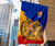 Armenia Garden Flag - Armenia Blue RLT8 - Wonder Print Shop