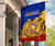 Armenia Garden Flag - Armenia Blue RLT8 - Wonder Print Shop