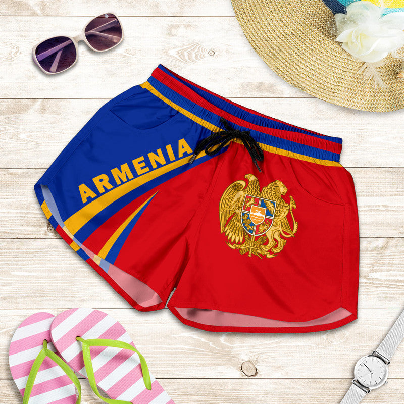 armenia-coat-of-arms-up-style-womens-short