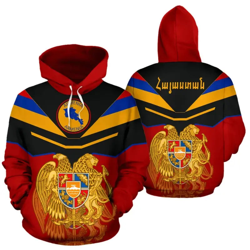 Armenia Hoodie Flag Design RLT8 - Wonder Print Shop