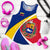 Venezuela Racerback Tank, Venezuela Coat Of Arms Pattern Women RLT7 - Wonder Print Shop