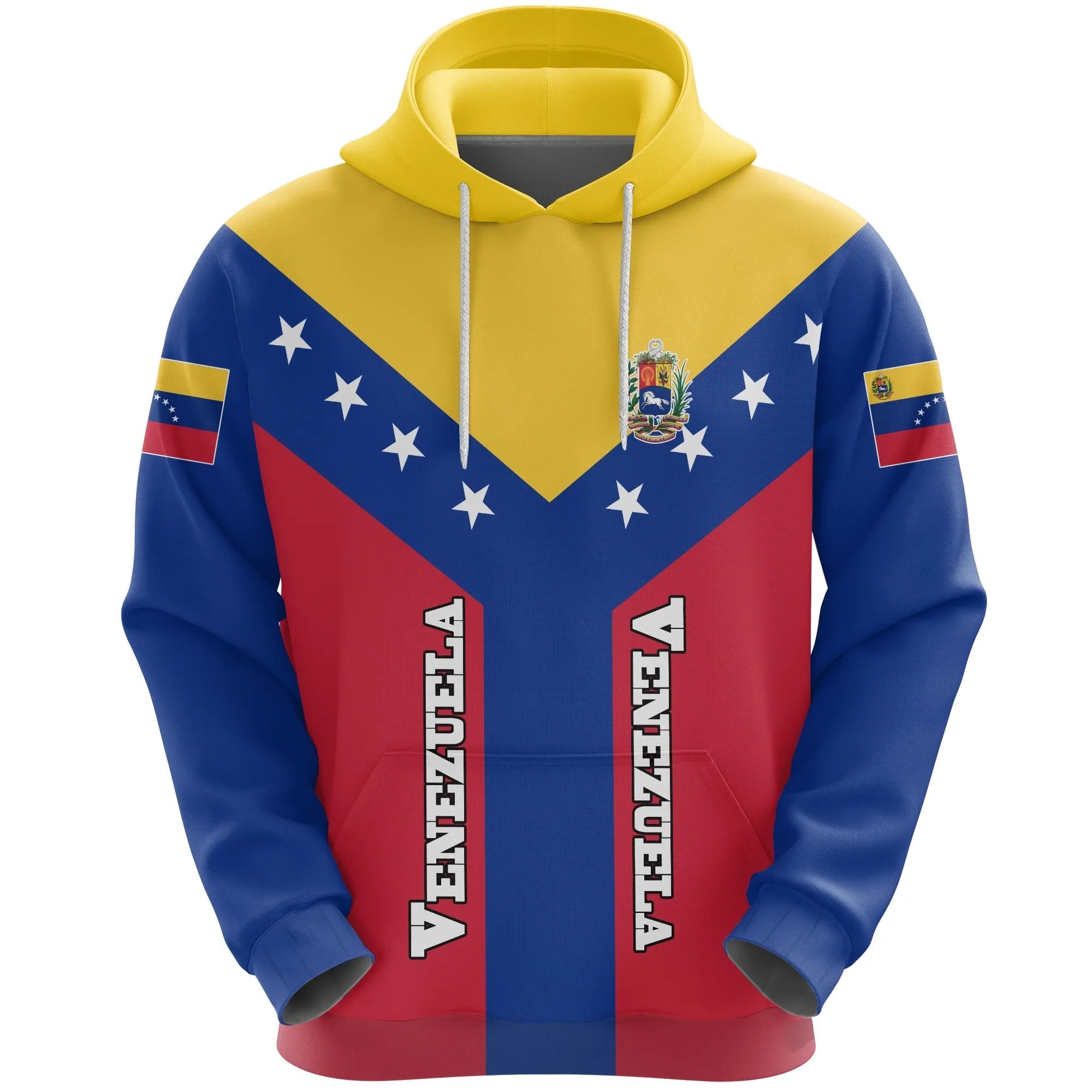 Venezuela Hoodie Rising Flag RLT7 - Wonder Print Shop