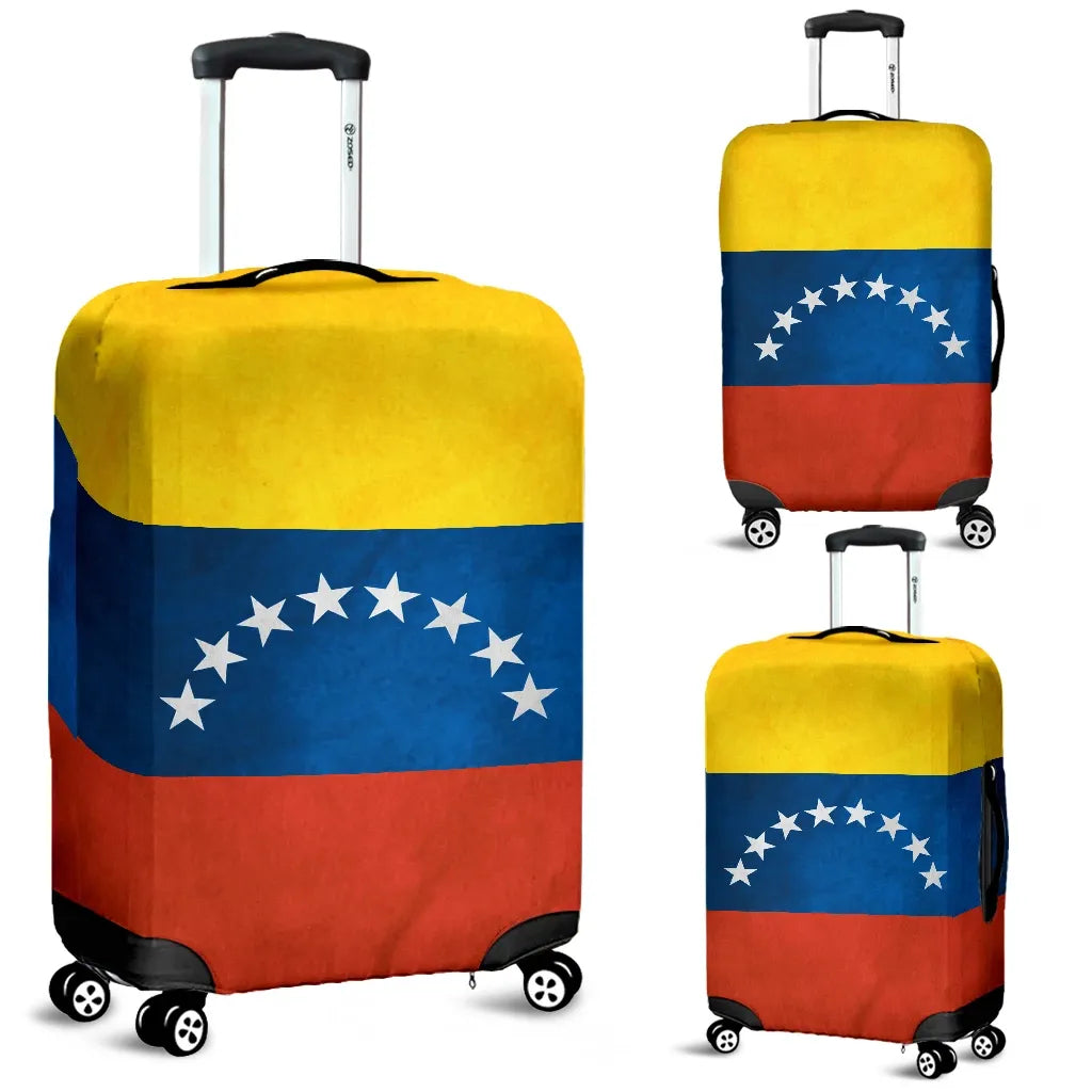 Venezuela Luggage Cover Venezuela Flag Grunge Style 02 RLT7 - Wonder Print Shop