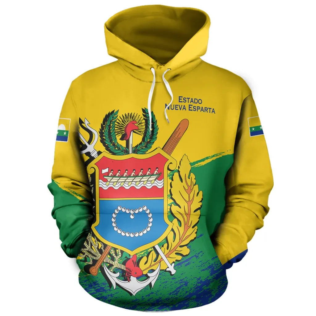 Venezuela Nueva Esparta Special Pullover Hoodie RLT7 - Wonder Print Shop