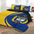 Colombia Flag Coat Of Arms Quilt Bed Set Circle RLT7 - Wonder Print Shop