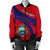 Costa Rica Coat Of Arms  Women Bomber Jacket Sticket RLT13 - Wonder Print Shop