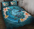 Costa Rica Quilt Bed Set Blue Plumeria Animal Tattoo RLT13 - Wonder Print Shop