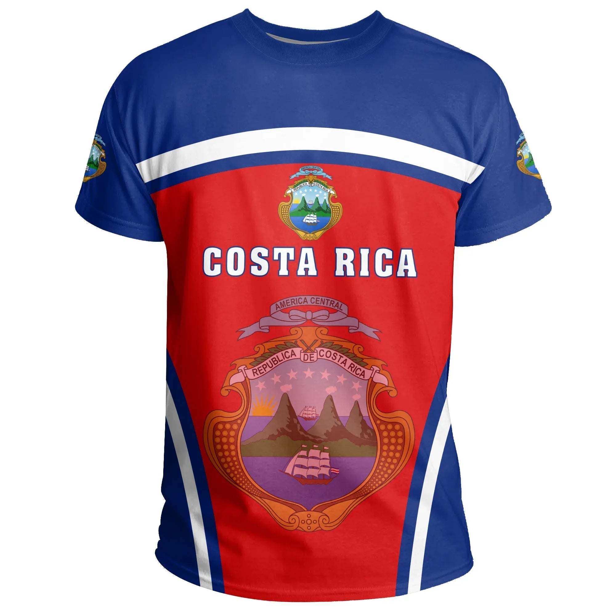 Costa Rica T Shirt Sport Style RLT13 - Wonder Print Shop