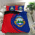 Costa Rica Flag Coat Of Arms Bedding Set Circle RLT13 - Wonder Print Shop