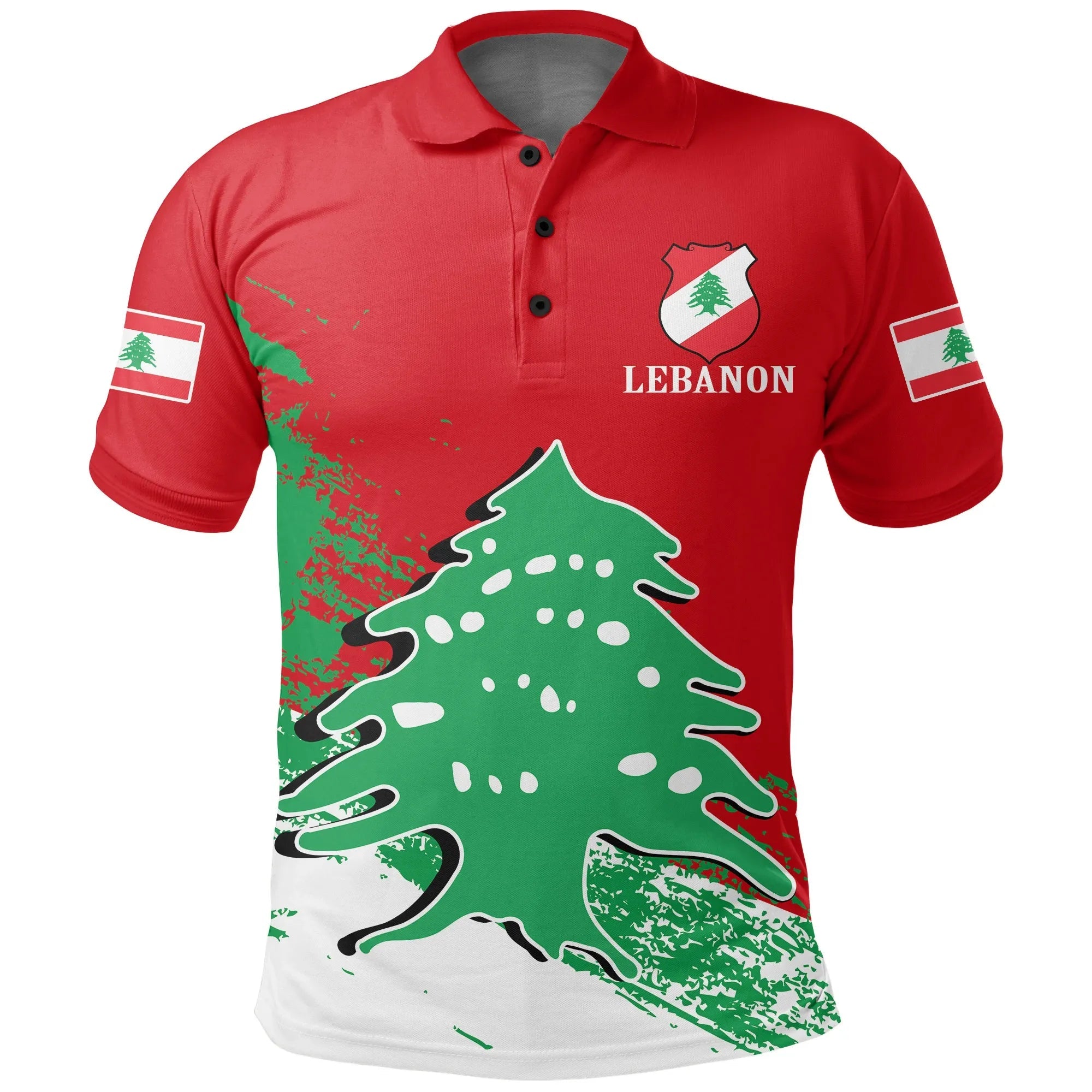 Lebanon Polo Shirt Special RLT6 - Wonder Print Shop