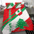 Lebanon Personalised Bedding Set - Lebanon Flag Polygon Style24 RLT6 - Wonder Print Shop