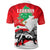 Lebanon Polo Shirt Lebanese Lion Tattoo RLT6 - Wonder Print Shop