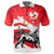 Lebanon Polo Shirt Lebanese Lion Tattoo RLT6 - Wonder Print Shop