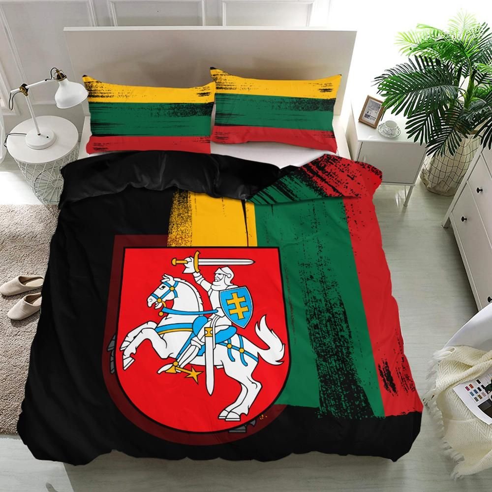 Lithuania Flag Bedding Set Flag Style4 RLT6 - Wonder Print Shop