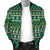 Lithuania Christmas Bomber Jacket For Men - Green RLT6 - Wonder Print Shop