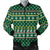 Lithuania Christmas Bomber Jacket For Men - Green RLT6 - Wonder Print Shop