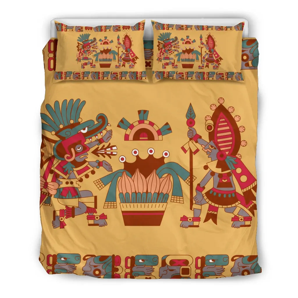 mexico-bedding-set-aztec-maya-style