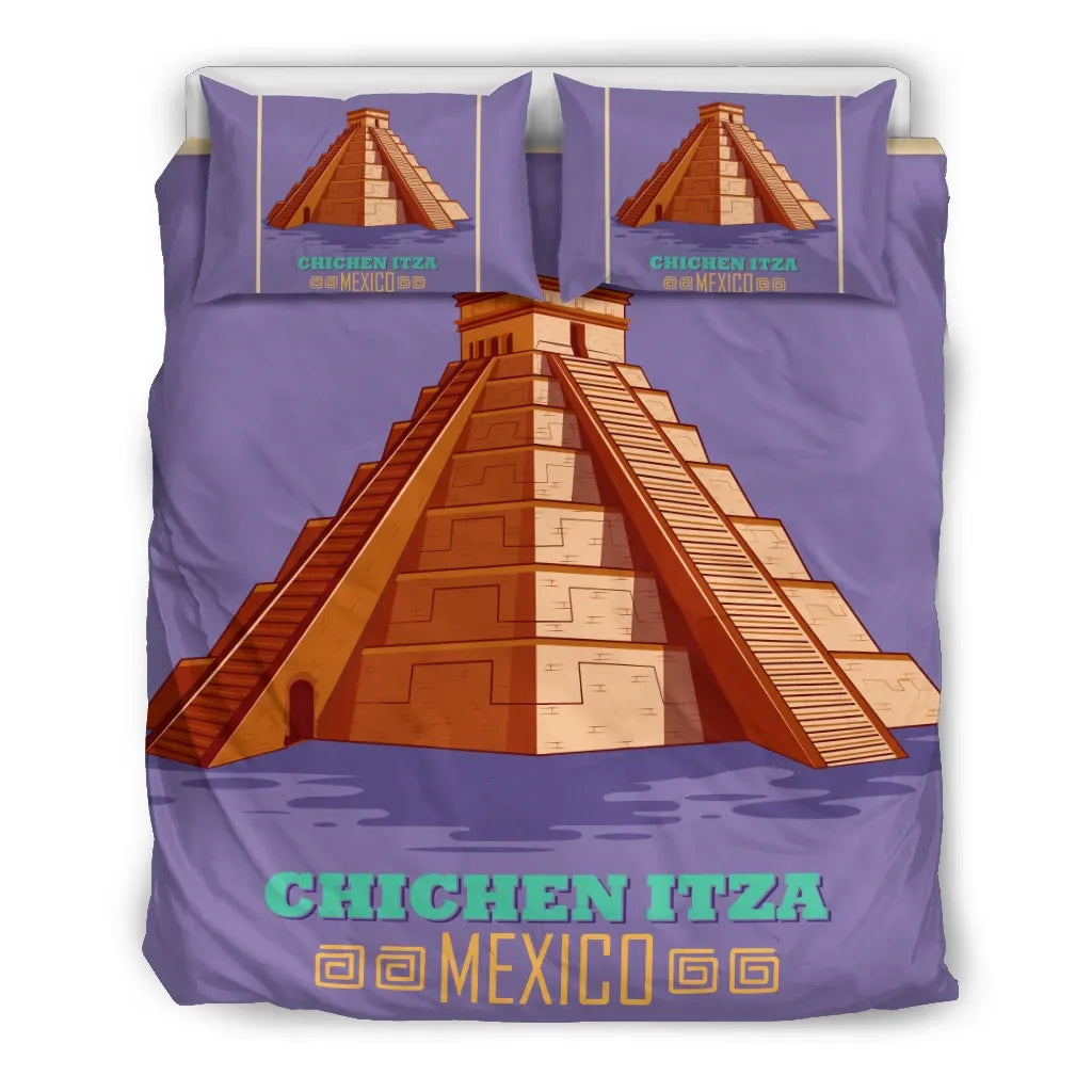 mexico-bedding-set-mayan-chichen-itza