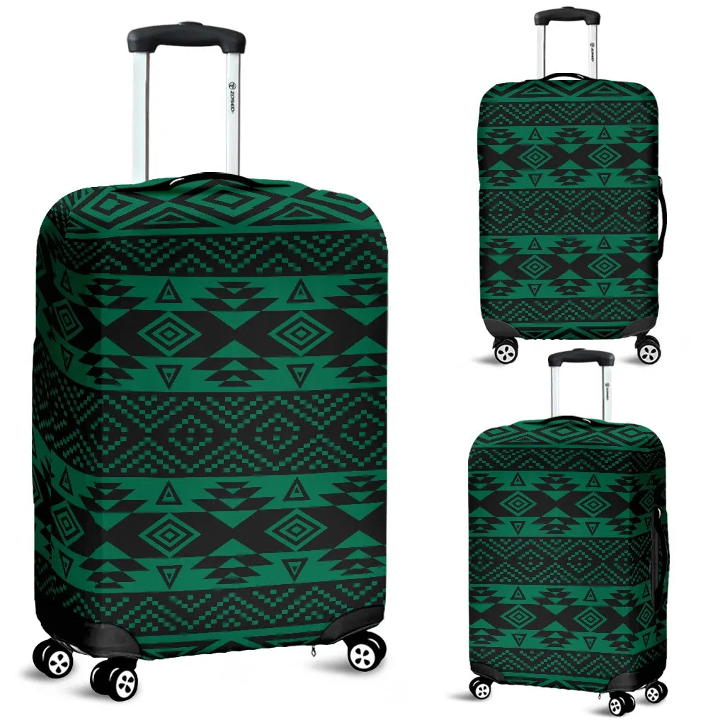 mexico-aztec-pattern-green-02-luggage-cover