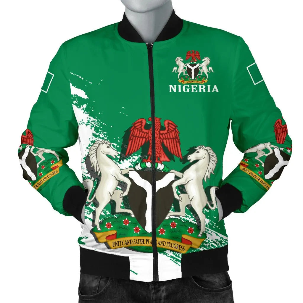 Nigeria Special Mens Bomber Jacket RLT8 - Wonder Print Shop