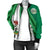 Nigeria Womens Bomber Jacket Nigerian Waving Flag With Coat Of Arms RLT8 - Wonder Print Shop