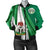 Nigeria Womens Bomber Jacket Nigerian Waving Flag With Coat Of Arms RLT8 - Wonder Print Shop