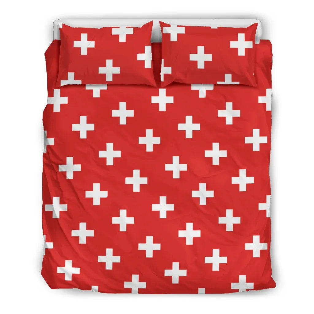 Switzerland Flag Duvet Cover RLT13 - Wonder Print Shop