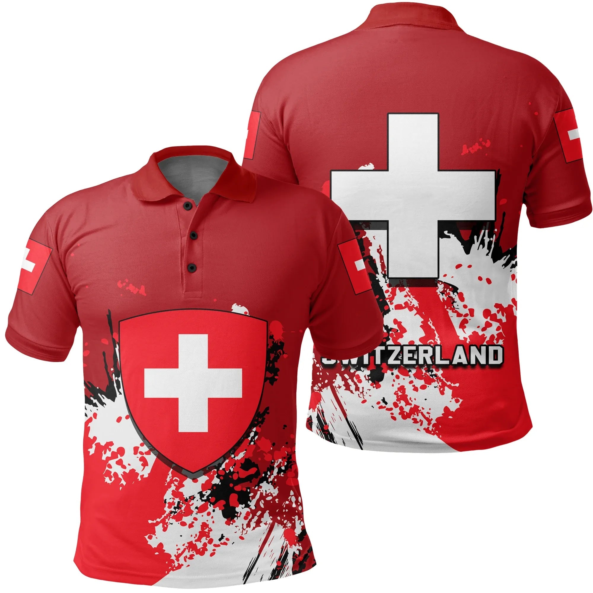 switzerland-coat-of-arms-polo-shirt-spaint-style