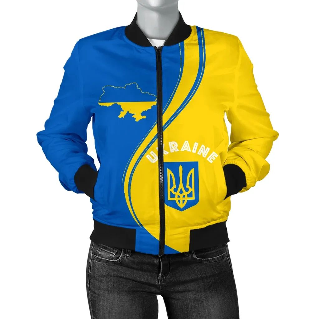 Ukraine Women's Bomber Jacket Generation RLT7 - Wonder Print Shop