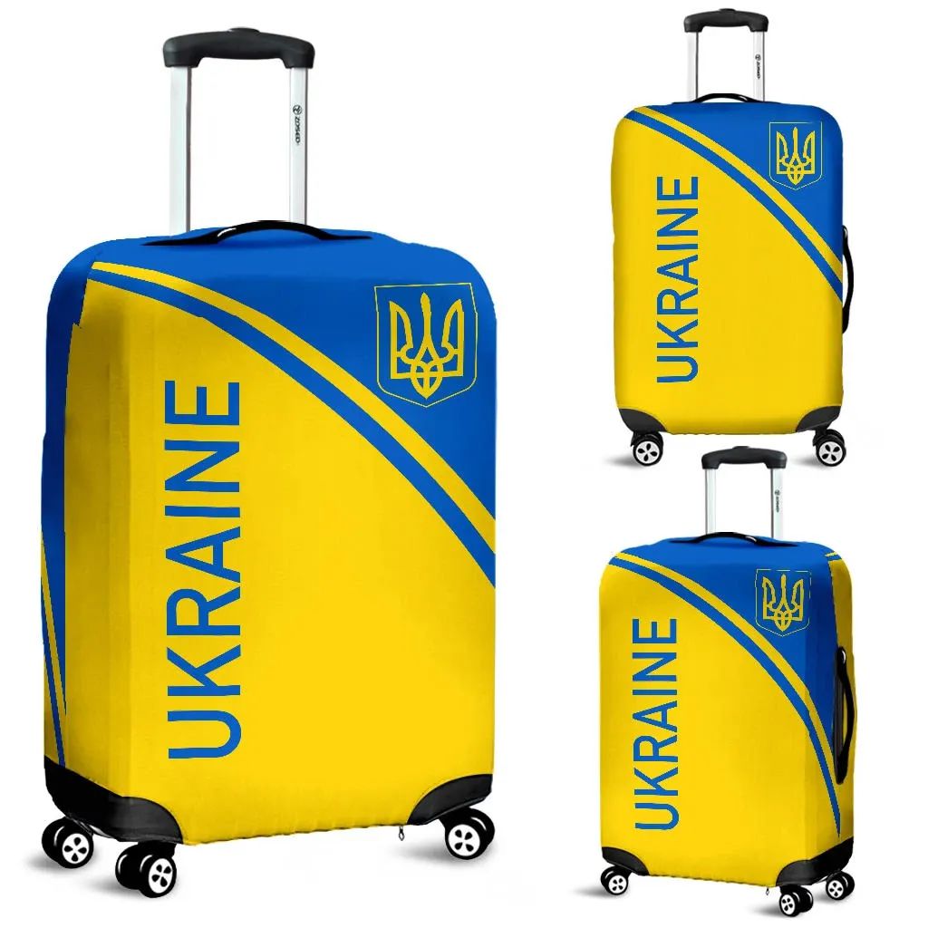 Ukraine Luggage Cover Curve Version RLT7 - Wonder Print Shop