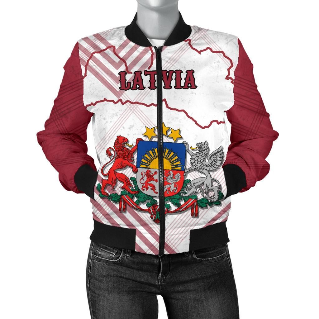 Latvia Women Bomber Jacket RLT6 - Wonder Print Shop