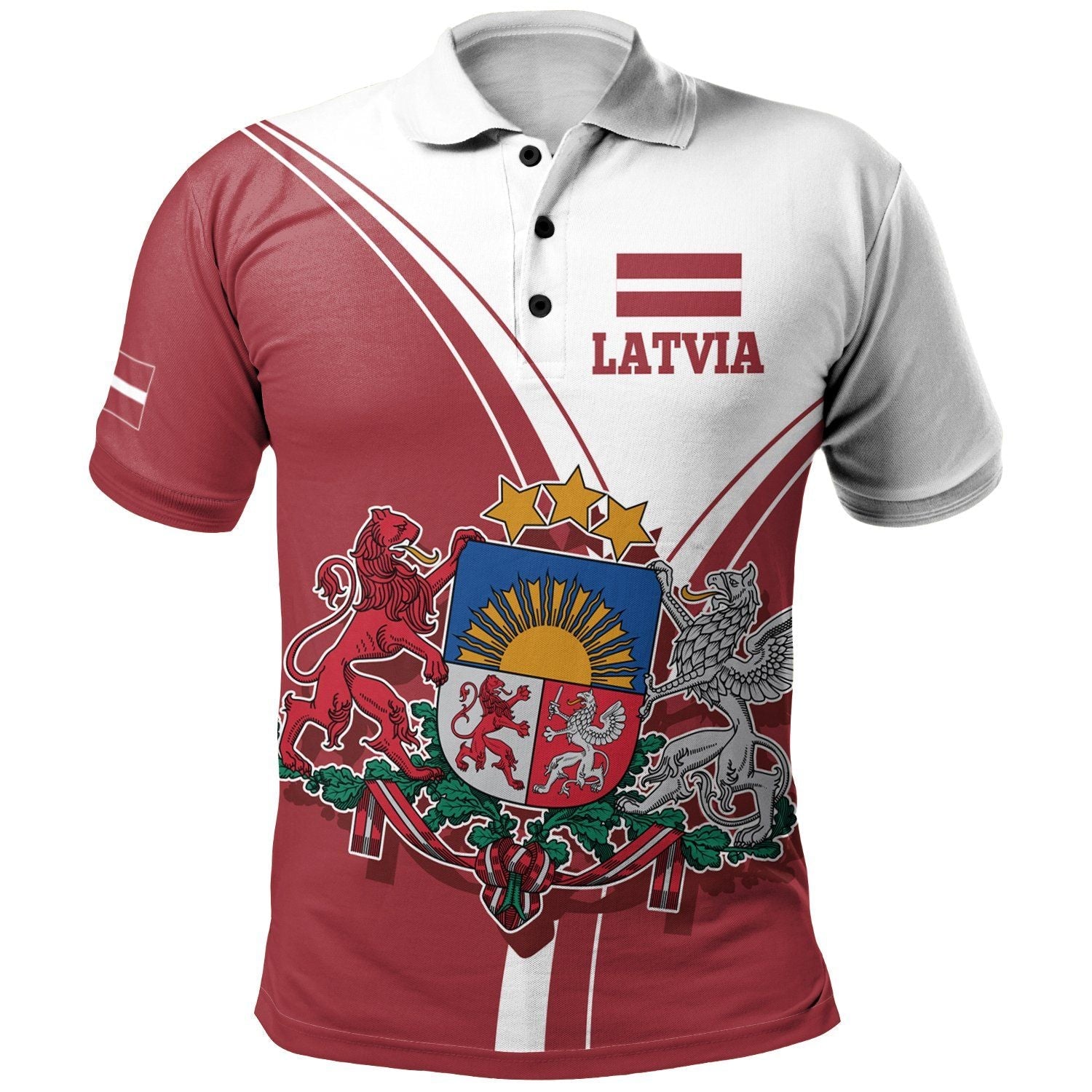 Latvia Polo Shirt Latvian Pride RLT6 - Wonder Print Shop