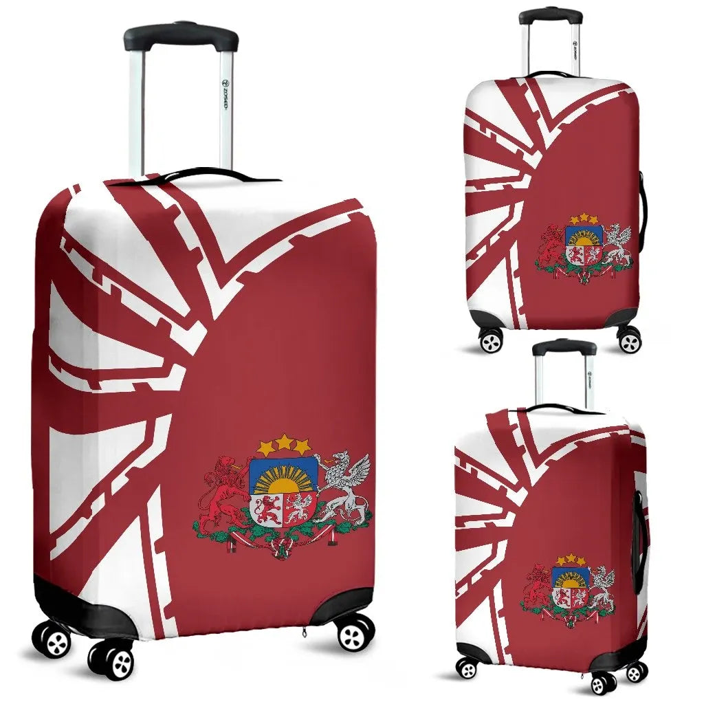 Latvia Luggage Cover Premium Style RLT6 - Wonder Print Shop