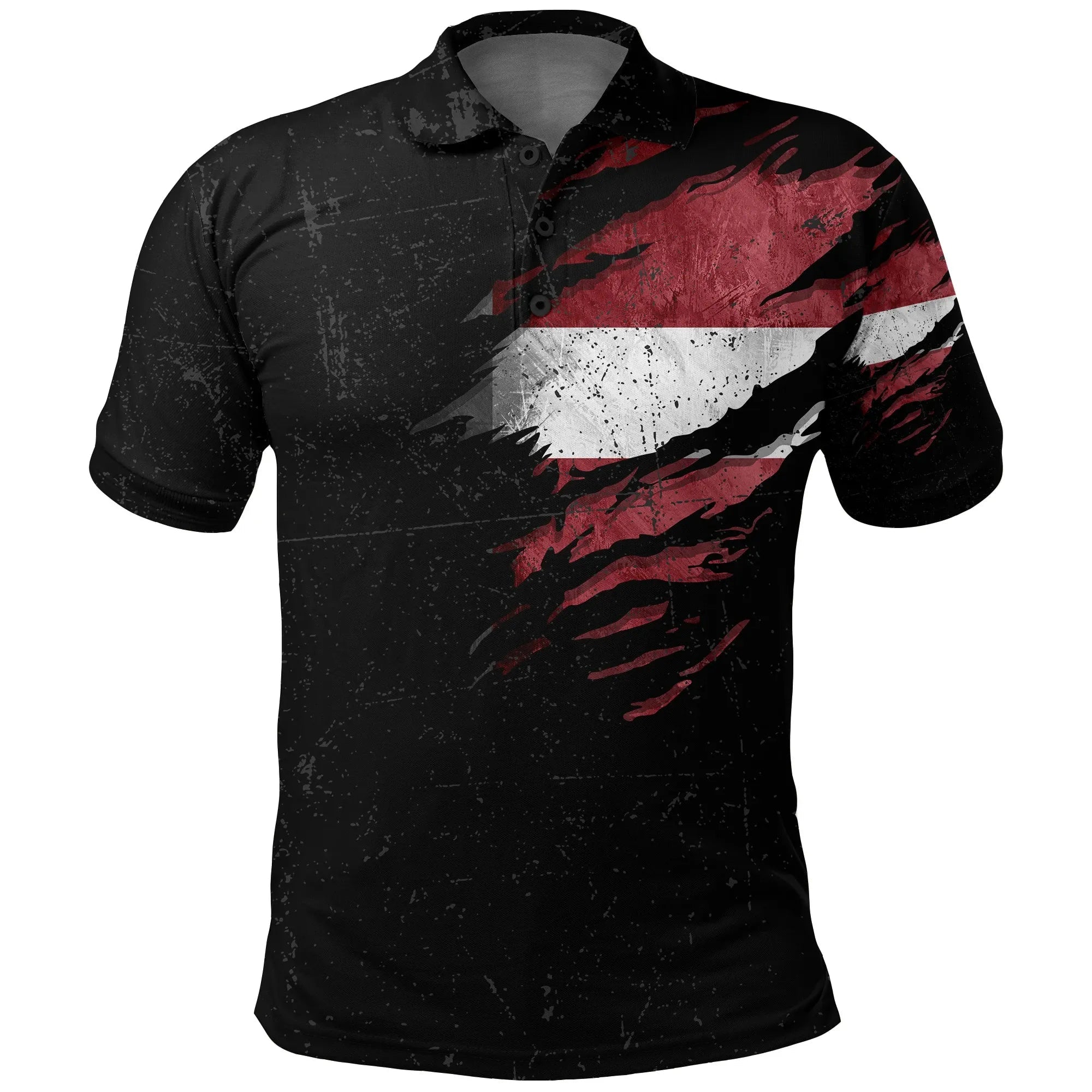 Latvia In Me Polo Shirt Special Grunge Style RLT6 - Wonder Print Shop