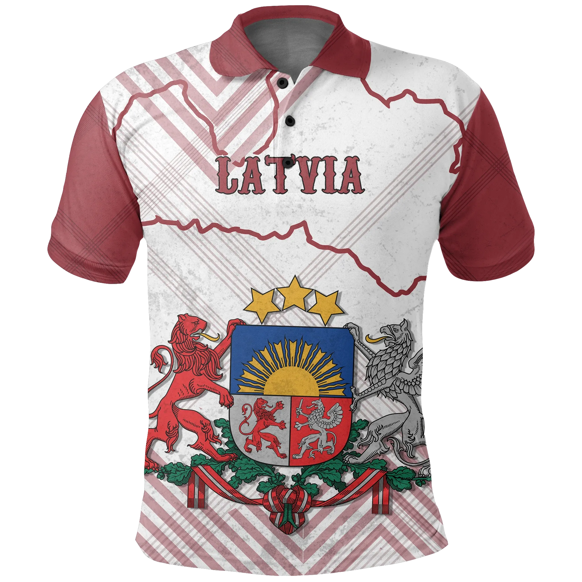 Latvia Polo Shirt RLT6 - Wonder Print Shop